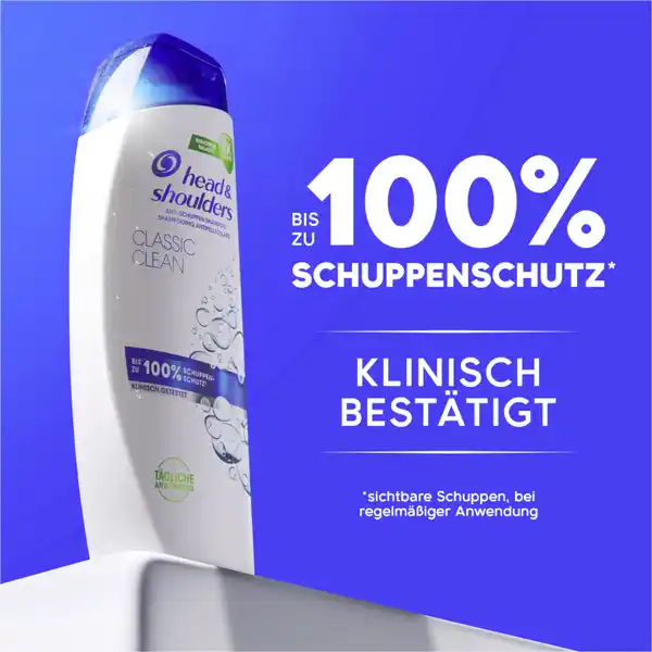 Bild 4 von head & shoulders Anti-Schuppen Shampoo Classic Clean, 300 ml