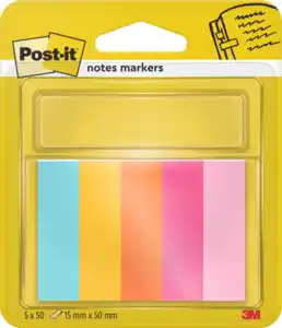 3M Post-it Page Marker 5x50 Bl. Beachside