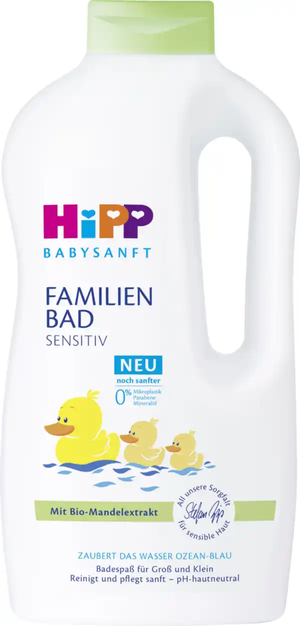 Bild 1 von HiPP Babysanft Familienbad sensitiv, 1.000 ml