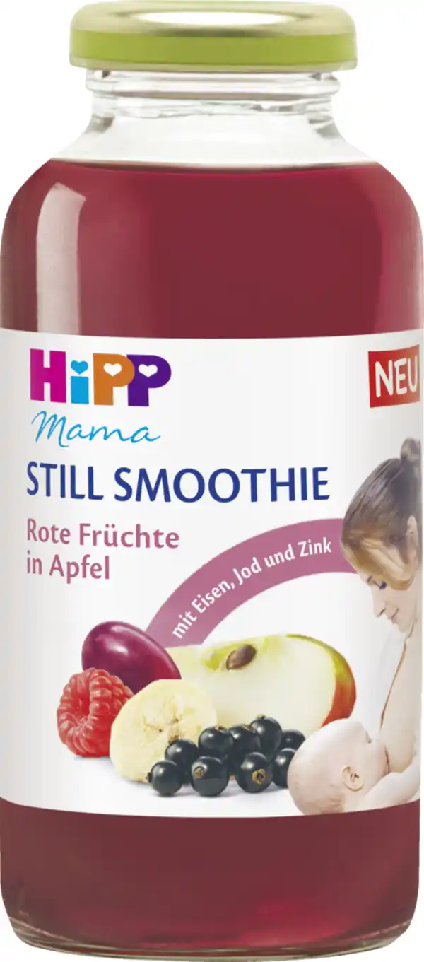 Bild 1 von HiPP Mama Still Smoothie Rote Früchte in Apfel, 200 ml