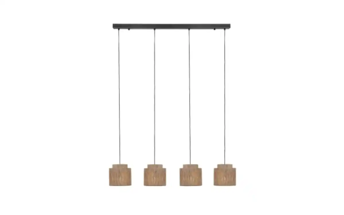 Bild 3 von Pendelleuchte Smilla, Jute/schwarz, 4-flammig