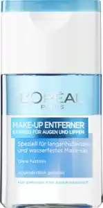 L’Oréal Paris Dermo Expertise milder Make Up-Entferner Augen und Lippen wasserfest, 125 ml