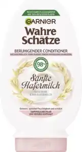 Garnier Wahre Schätze Spülung Sanfte Hafermilch Empfindliches Haar & Sensible Kopfhaut, 200 ml