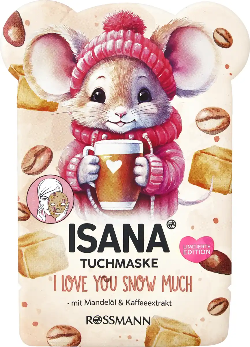 Bild 1 von ISANA Tuchmaske I love you snow much