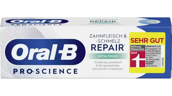 Bild 1 von Oral-B Zahnpasta Pro-Science Zahnfleisch und -schmelz Extra Frisch