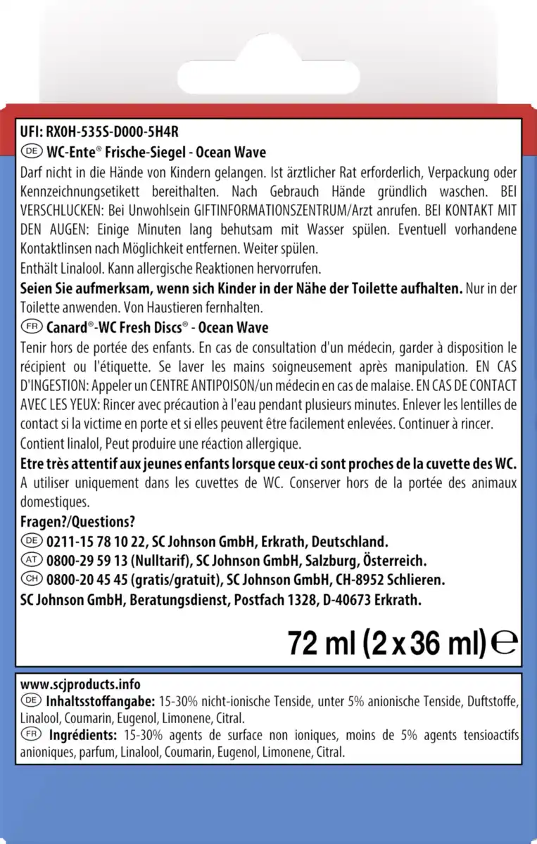 Bild 2 von WC-Ente Frische-Siegel Marine Nachfüller, 72 ml