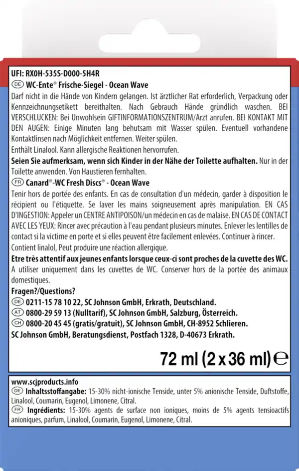 Bild 2 von WC-Ente Frische-Siegel Marine Nachfüller, 72 ml