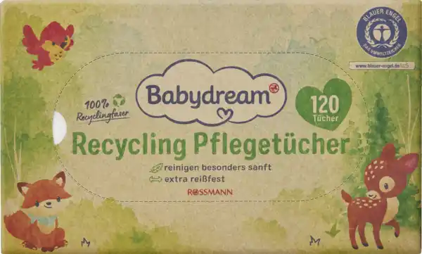 Bild 1 von Babydream Recycling Pflegetücher