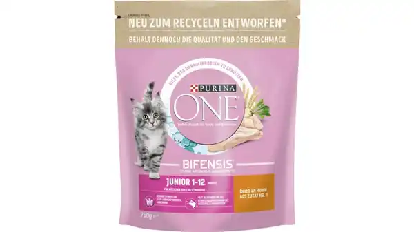 Bild 1 von PURINA ONE Junior 1-12 Monate Reich an Huhn