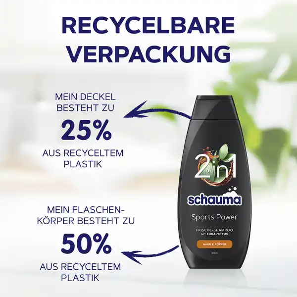 Bild 4 von Schauma 2in1 Sports Power Shampoo, 400 ml