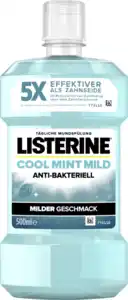 Listerine Mundspülung Cool Mint milder Geschmack, 500 ml