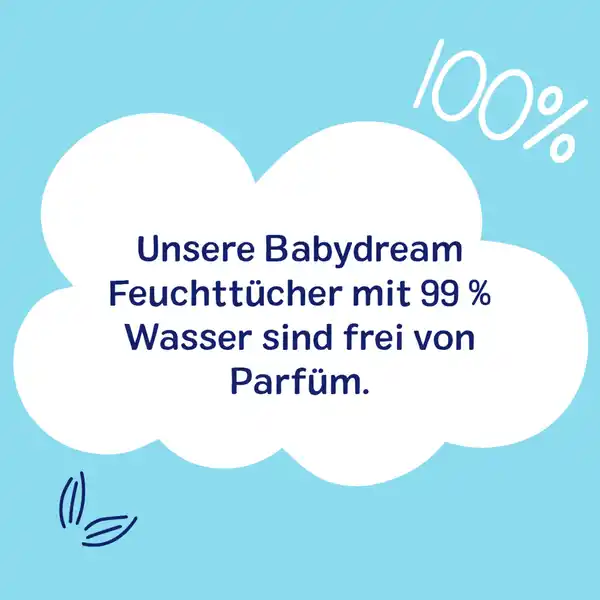 Bild 4 von Babydream Feuchttücher mit 99 % Wasser