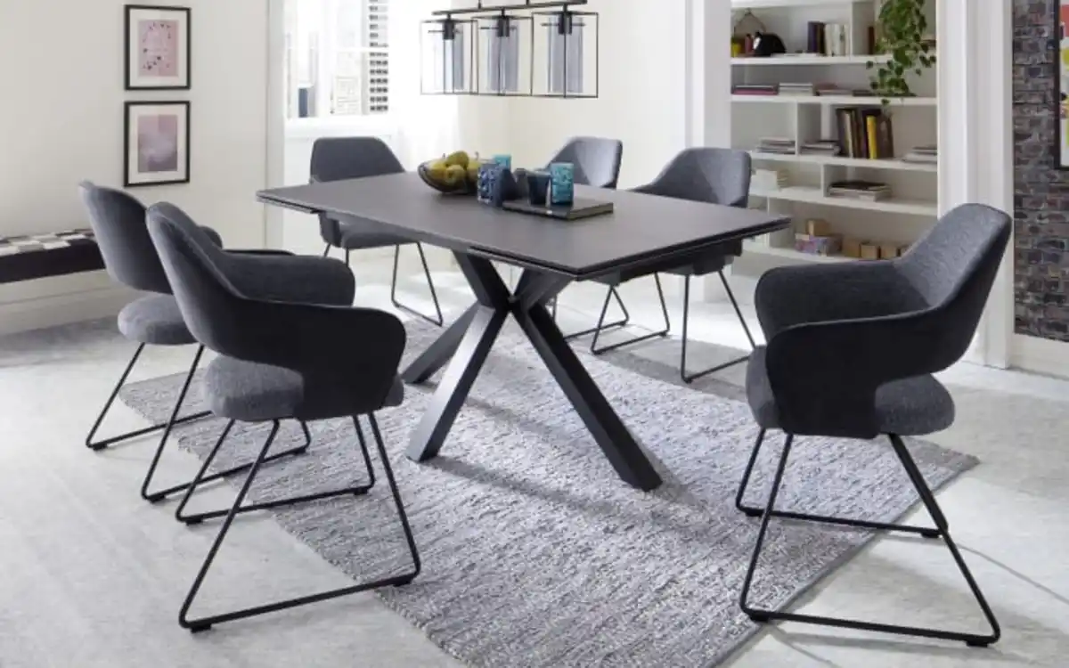 Bild 3 von Esstisch Nagano, Keramik, anthrazit, inkl. Ausziehfunktion