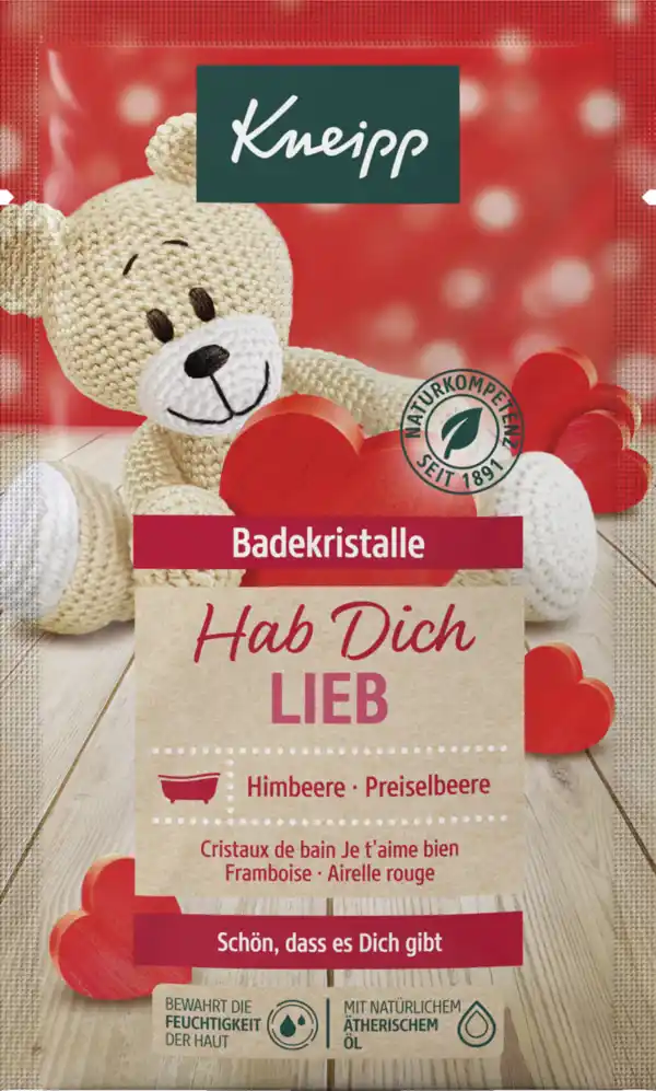 Bild 1 von Kneipp Badekristalle Hab dich lieb, 60 g