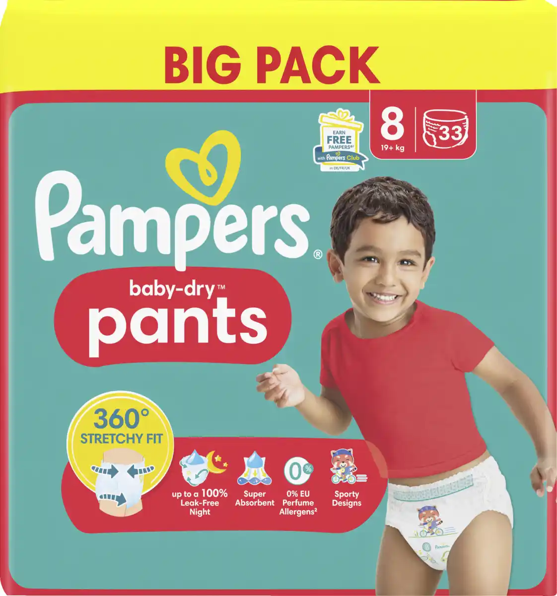 Bild 1 von Pampers baby-dry pants Gr.8 (19+kg) Big Pack