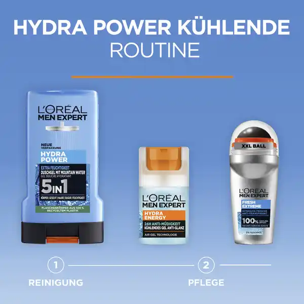 Bild 4 von L’Oréal Paris men expert 5in1 Hydra Power Mountain Water Duschgel, 250 ml