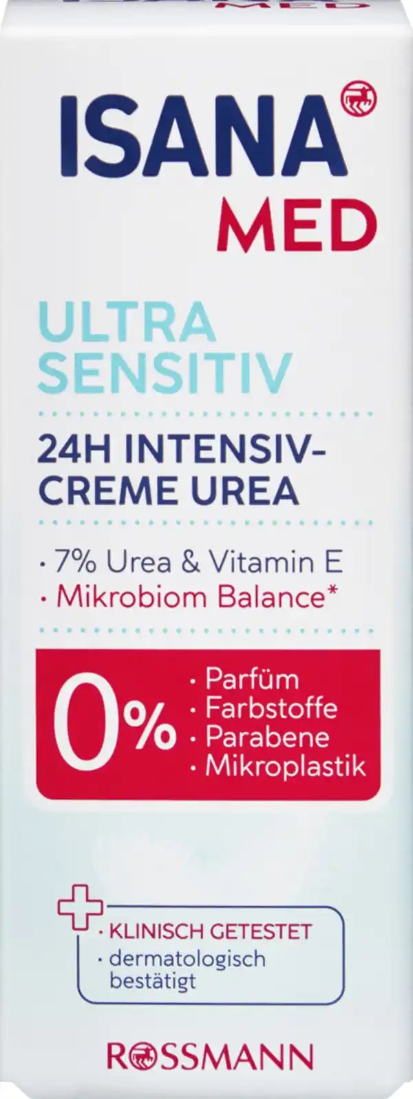 Bild 1 von ISANA MED 24h Intensivcreme Urea ultra sensitiv, 50 ml