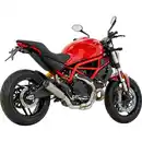 Bild 1 von Shark exhaust TRC-10 Auspuff silber für Ducati Monster/Scrambler 797/800