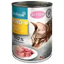 Bild 1 von ZooRoyal Kitten Rind + Kalb & Huhn 400g