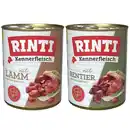 Bild 1 von Rinti Kennerfleisch Mixpaket mit Rentier und Lamm 24x800g