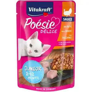 Vitakraft Poésie Délice & Pute Junior 23x85g