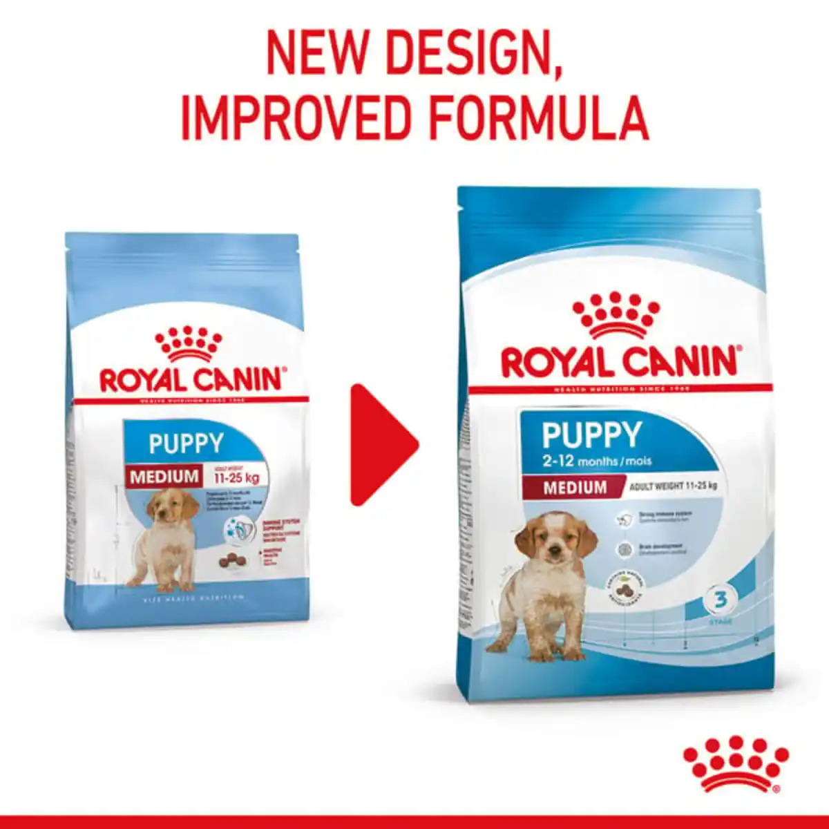 Bild 2 von ROYAL CANIN MEDIUM Puppy Trockenfutter für Welpen mittelgroßer Hunderassen 4kg