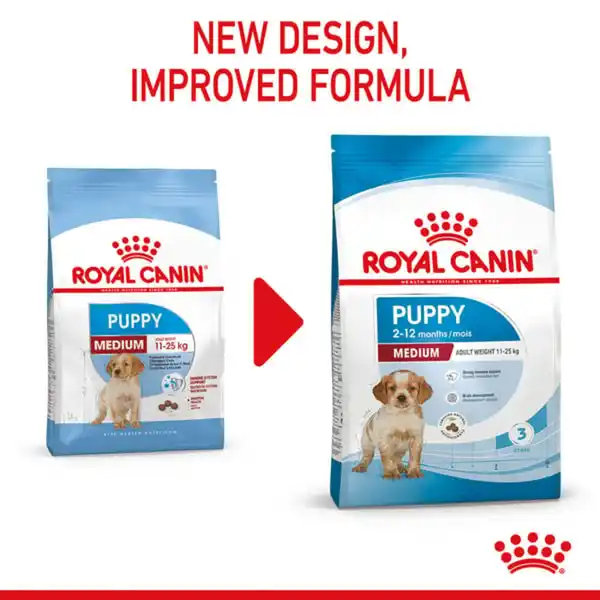 Bild 2 von ROYAL CANIN MEDIUM Puppy Trockenfutter für Welpen mittelgroßer Hunderassen 4kg