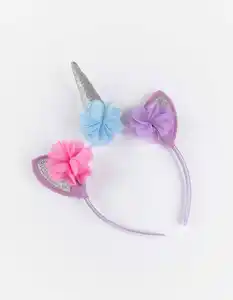 Kinder Haarschmuck - Glitzer - silberfarben