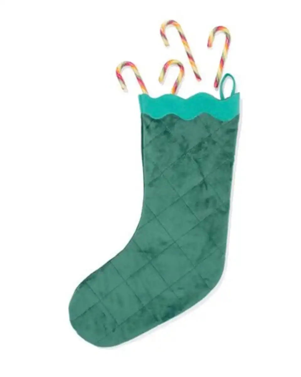 Bild 2 von Weihnachtssocke grün