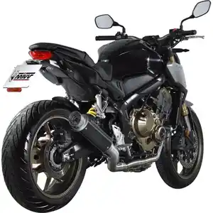 MIVV GP Pro Auspuff H.072.KXBP 4-1 schwarz für CB/CBR 650 R 19-23