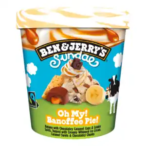 Ben & Jerrry's Eis Sundae Oh My! Banoffee Pie! 427ml