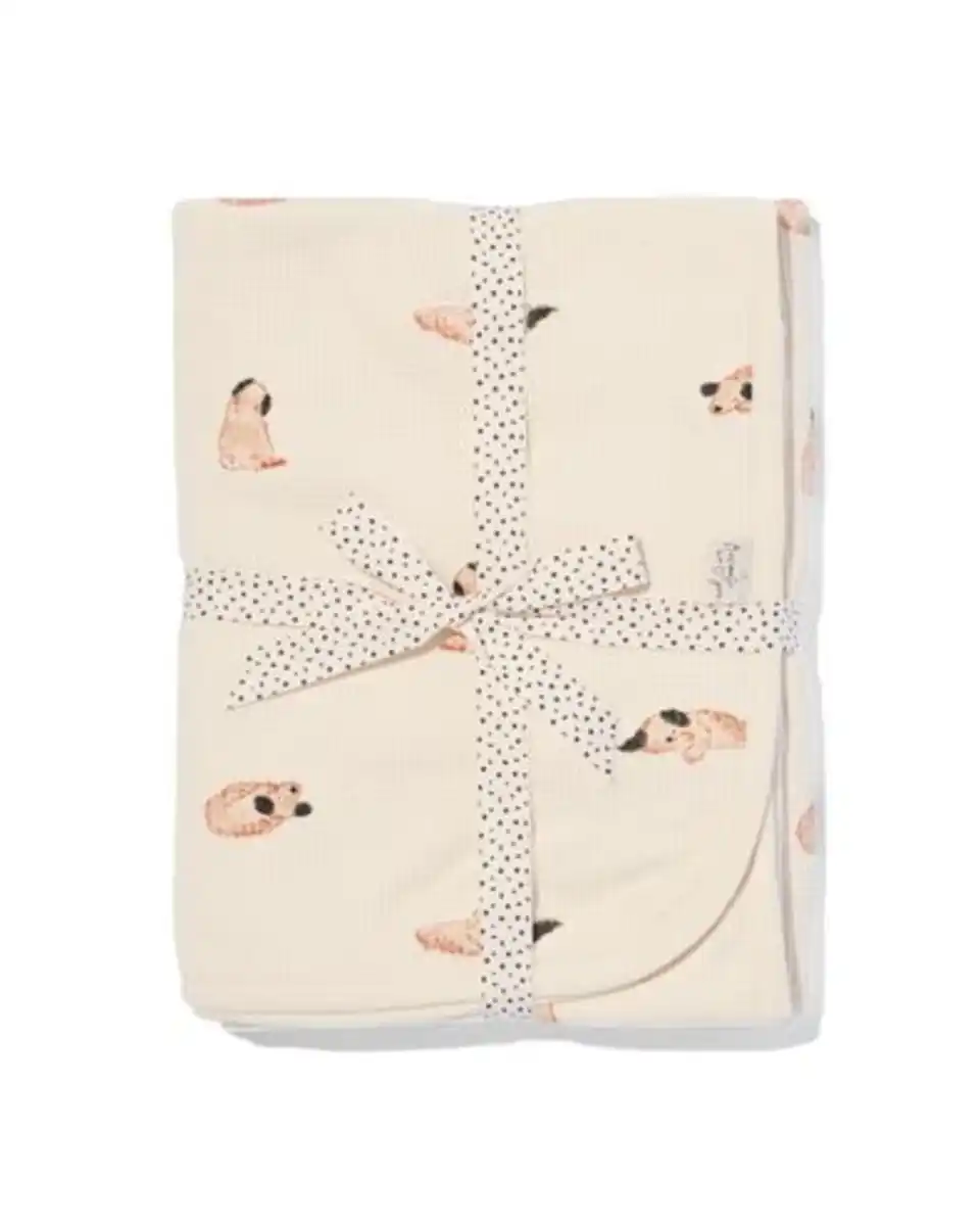 Bild 1 von Wiegendecke, 75 x 100 cm, Waffelstruktur, Hunde