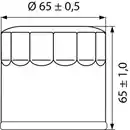 Bild 1 von Hi-Q Ölfilter Patrone OF204 für Honda/Kawasaki/Triumph/Yamaha....