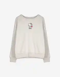 Damen Sweatshirt - Hello Kitty - hellgrau