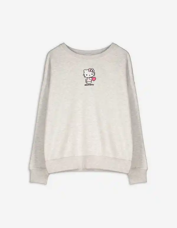 Bild 1 von Damen Sweatshirt - Hello Kitty - hellgrau