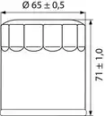 Bild 1 von Hi-Q Ölfilter Patrone OF303 für Honda/Kawasaki/Yamaha....