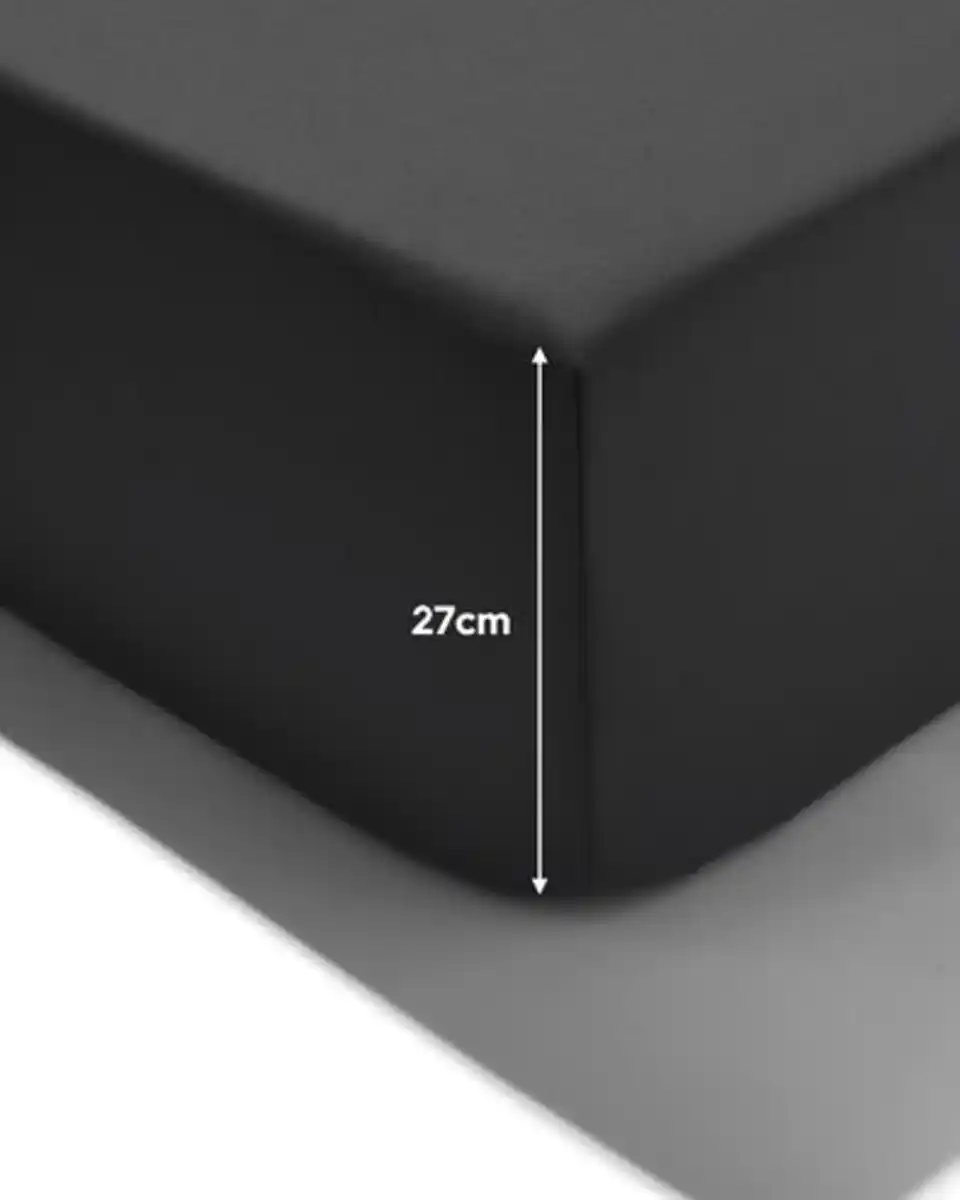 Bild 2 von Spannbetttuch Jersey 90x200 dunkelgrau