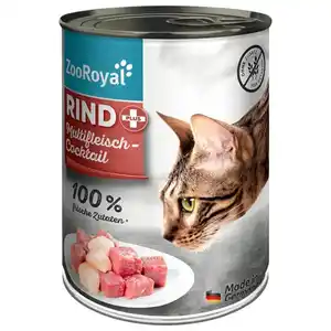 ZooRoyal Katze Rind + Multifleischcocktail 400g