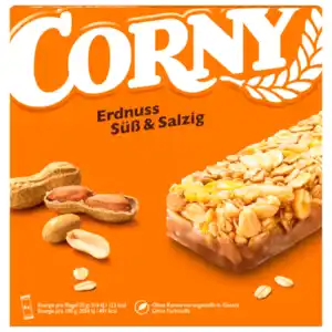 Corny Süß & Salzig Erdnuss 6x25g