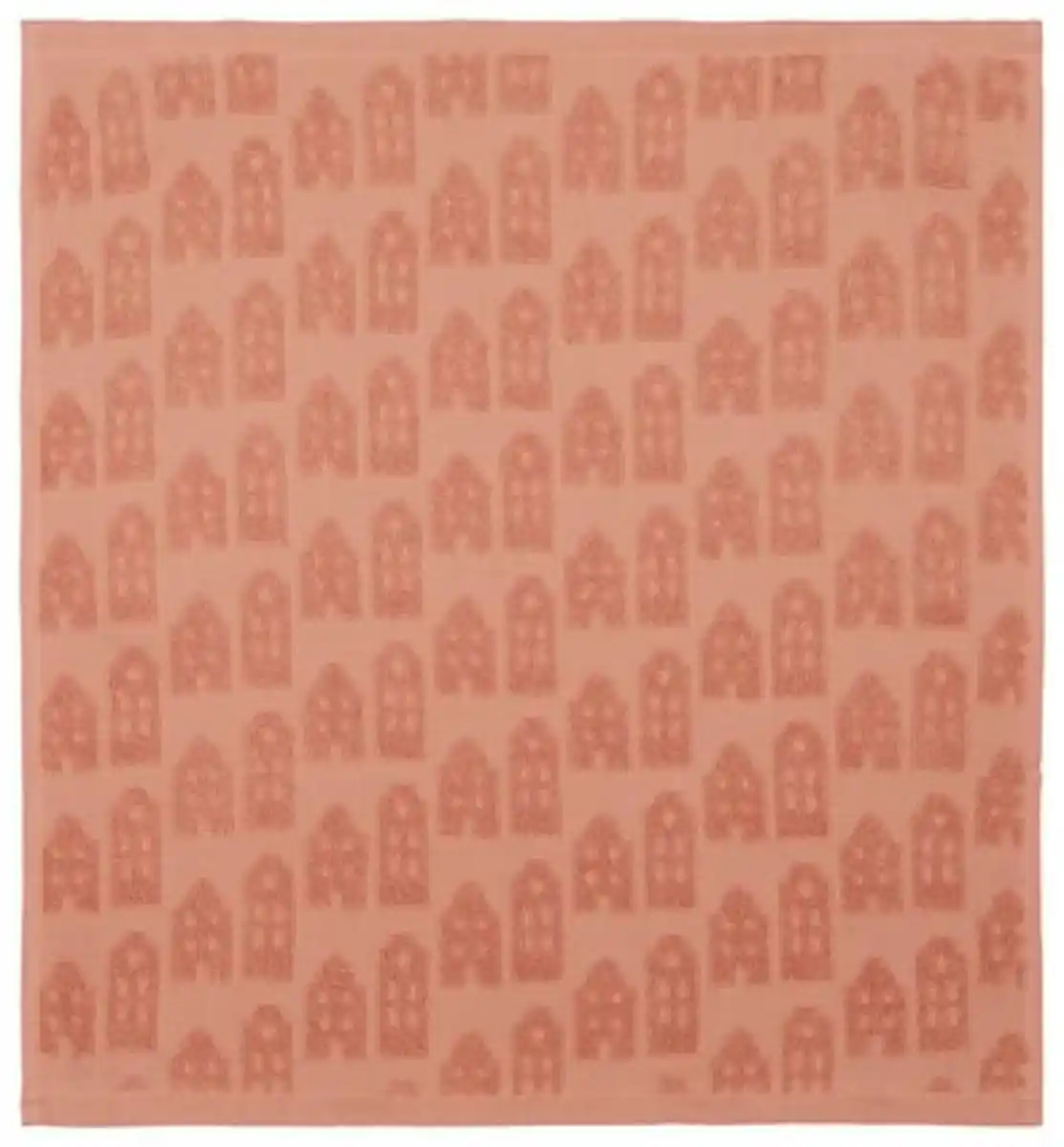 Bild 2 von Küchenhandtuch, 50 x 50 cm, Baumwolle, rosa, Häuser