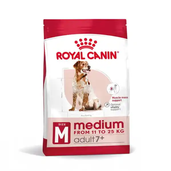 Bild 1 von ROYAL CANIN MEDIUM Adult 7+ Trockenfutter für ältere mittelgroße Hunde 4kg