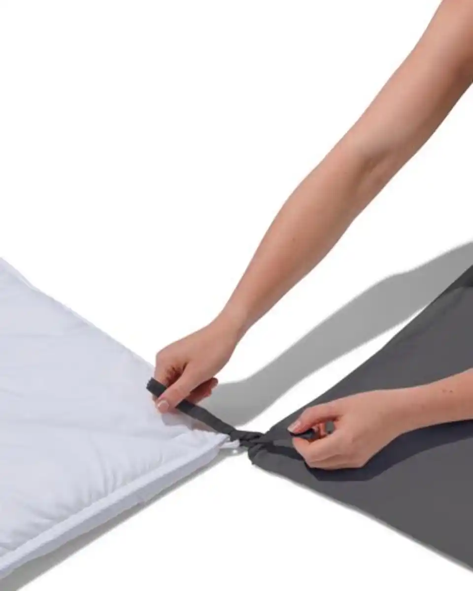 Bild 2 von Bettwäsche, Baumwollperkal, 240 x 200/220 cm, dunkelgrau