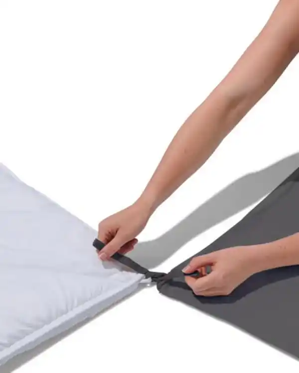 Bild 2 von Bettwäsche, Baumwollperkal, 240 x 200/220 cm, dunkelgrau