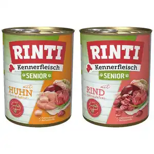 Rinti Kennerfleisch Senior Mixpaket 24x800g