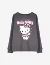 Bild 1 von Damen Sweatshirt - Hello Kitty - dunkelgrau