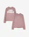 Bild 1 von Damen Sweatshirt - Rückenprint - rosa