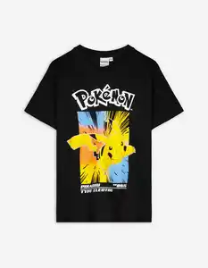 Kinder T-Shirt - Pokémon - schwarz