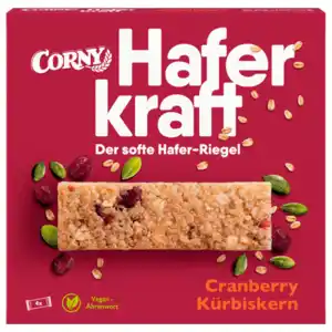 Corny Haferkraft Cranberry Kürbiskern 4x35g