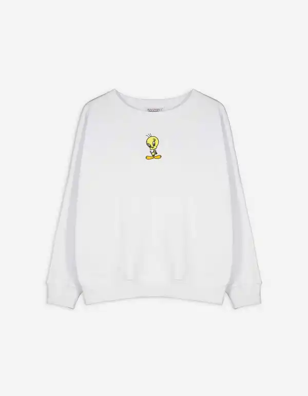 Bild 1 von Damen Sweatshirt - Looney Tunes - weiß