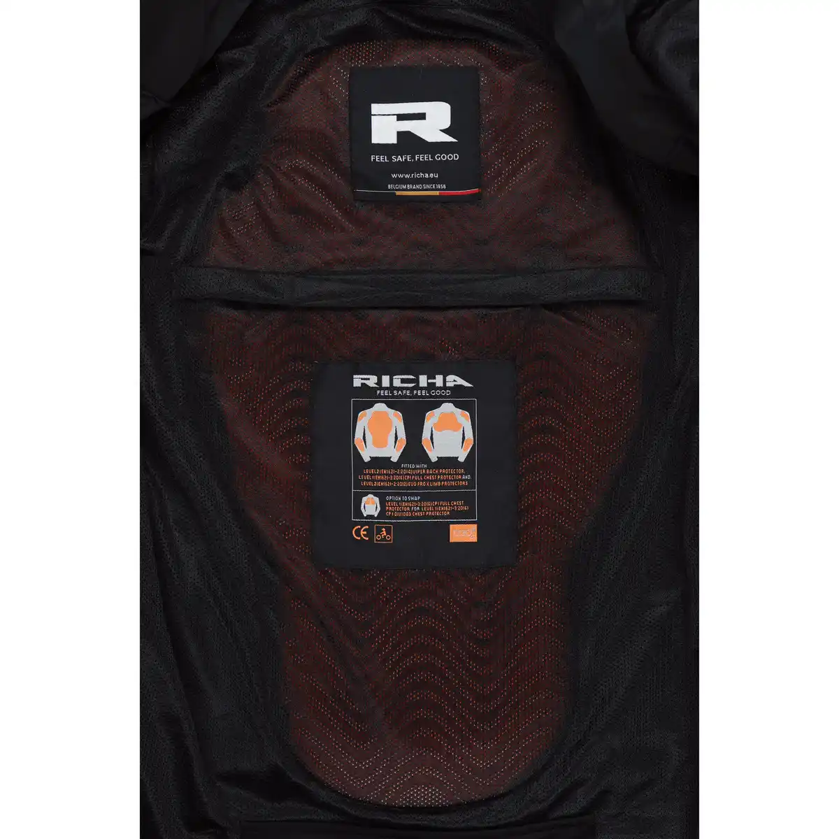 Bild 2 von Richa Bodyguard WP Textiljacke Schwarz